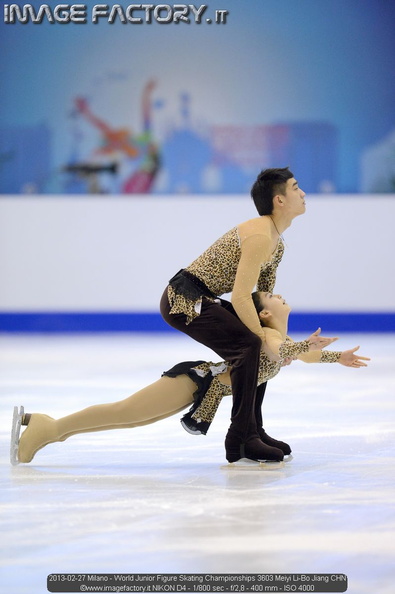2013-02-27 Milano - World Junior Figure Skating Championships 3603 Meiyi Li-Bo Jiang CHN.jpg